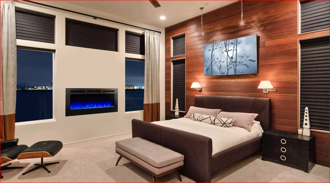 SimpliFire Allusion Electric Fireplace