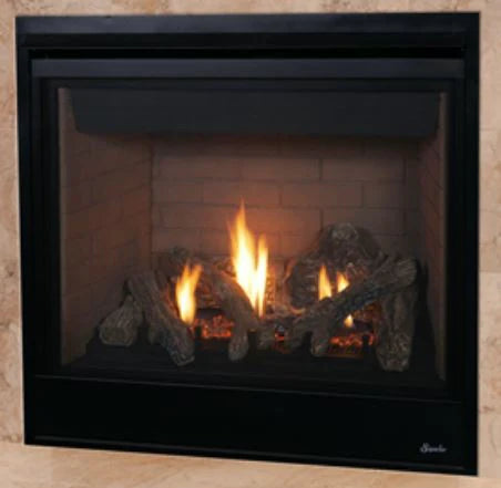 Superior F3893 35" Top / Rear Vent Dv Fireplace With Electronic Valve, Ng