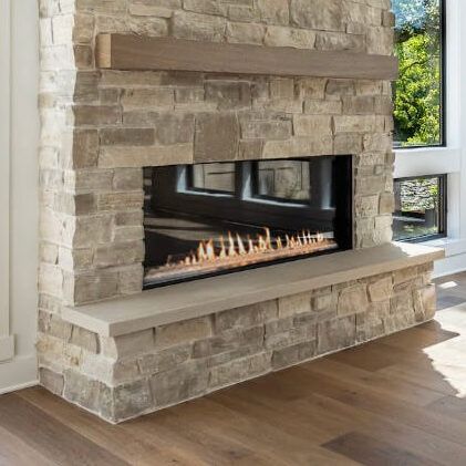 Flare Front Facing Fireplace 50x16
