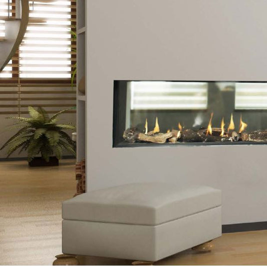 Flare Commercial See Through Fireplace 45x24