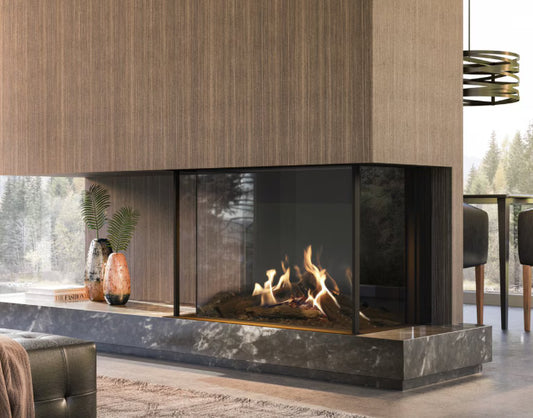 MatriX Direct Vent Gas Firebox, 3 Sided Bay - 45,000 Btu's - Natural Gas