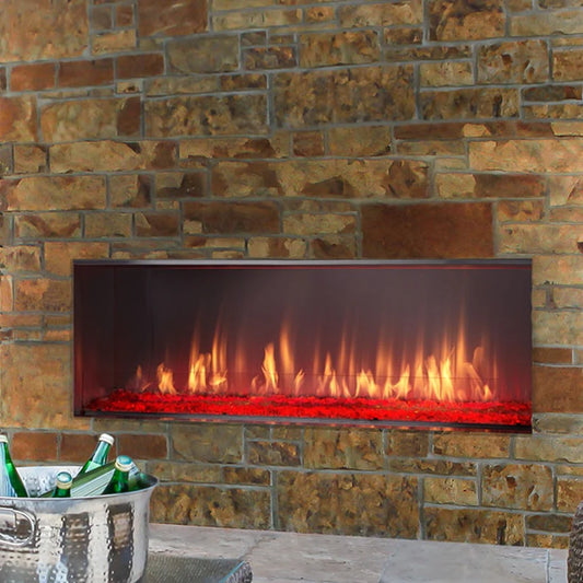 Majestic Lanai Outdoor Linear Gas Fireplace - ODLANAIG-51