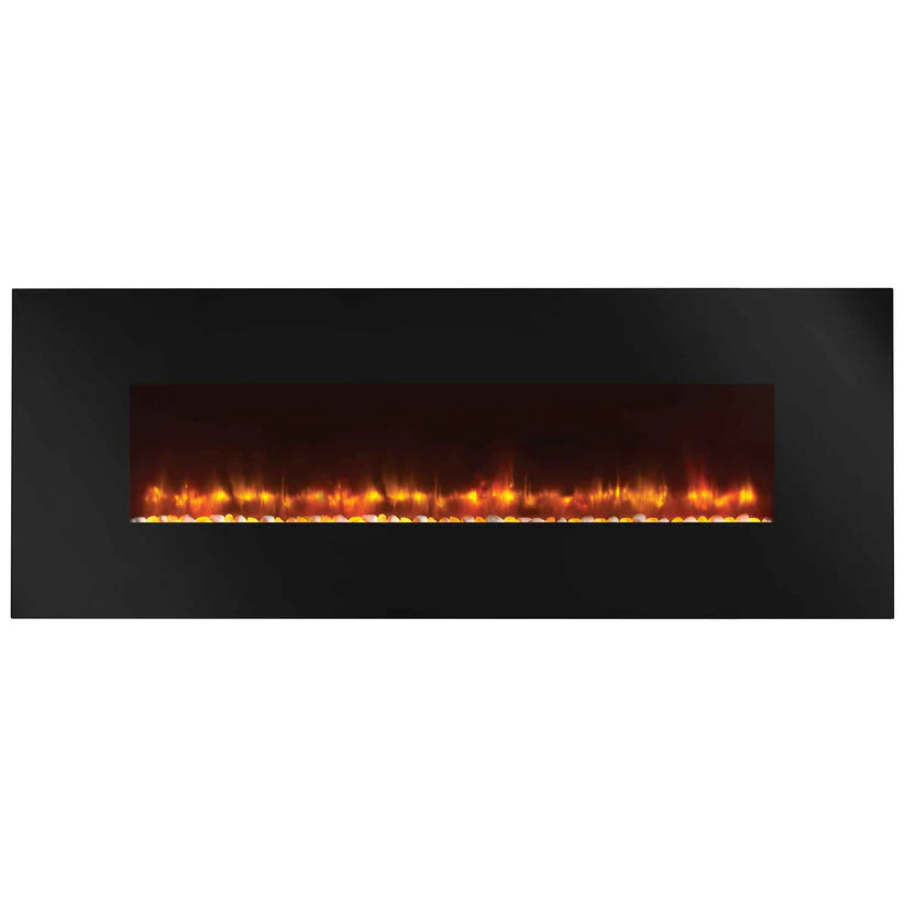 SimpliFire 58 Wall-Mount Electric Fireplace - SF-WM58-BK