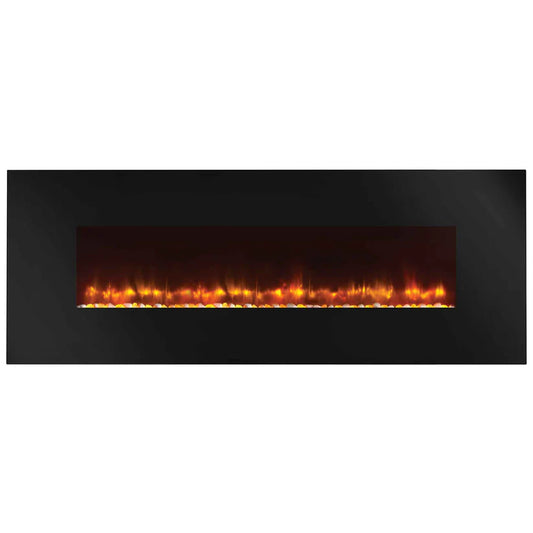 SimpliFire 58 Wall-Mount Electric Fireplace - SF-WM58-BK