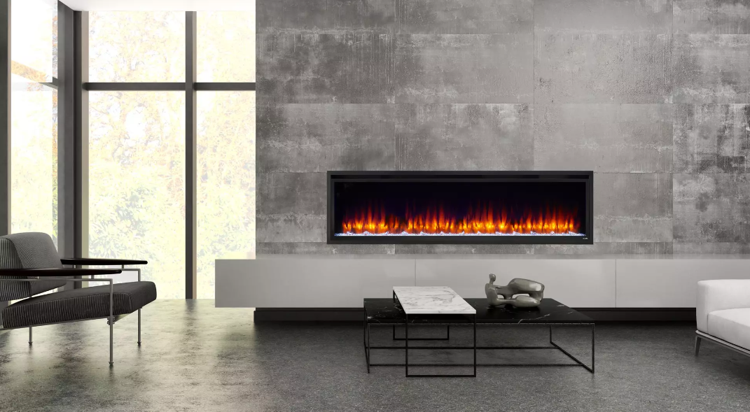 SimpliFire Allusion Platinum Fireplace